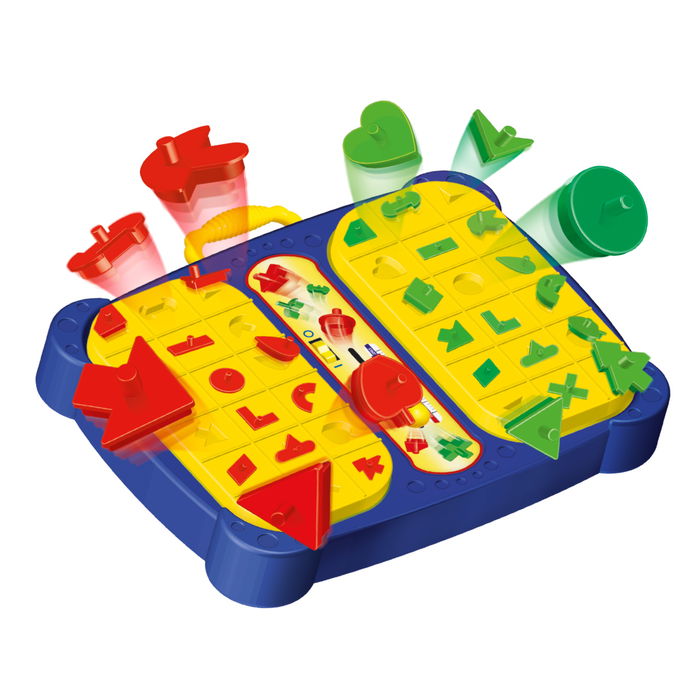 Tachan Geometrix Juego de mesa de agilidad, precisión y velocidad para 2 personas. Recomendado para mayores de 3 años.