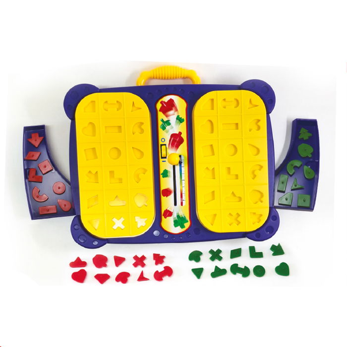 Tachan Geometrix Juego de mesa de agilidad, precisión y velocidad para 2 personas. Recomendado para mayores de 3 años.