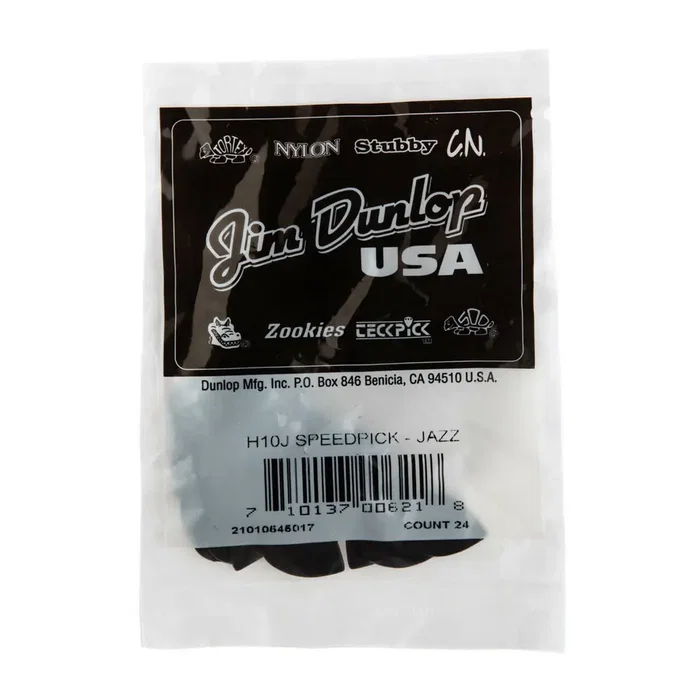 DUNLOP Pack 24 Púas Delrin Speedpick Heavy Jazz - Ángulo 10º DUNLOP Pack 24 Púas Delrin Speedpick Heavy Jazz - Ángulo 10º