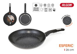 Algon Sartén de Aluminio Forjado 26 cm ESFERIC Compatible con Inducción