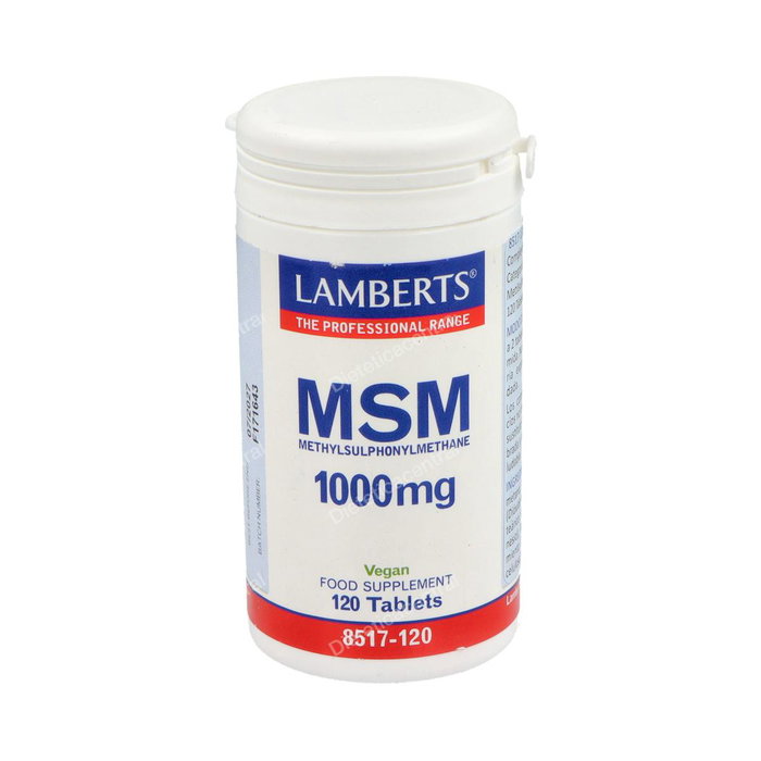 LAMBERTS MSM 1000 mg 120 tabletas LAMBERTS MSM 1000 mg 120 tabletas