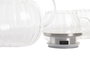 DKD Home Decor Set de 3 Teteras de Borosilicato e Inox, 1L 350ml