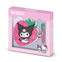 Karactermania Pack de Diario Fresa y Bolígrafo de 6 Colores Kuromi