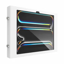 Compulocks 13PAPX4W Soporte de Seguridad para iPad Pro M4/M5 (13 Pulgadas 2024/2025) Encerramiento Apex Montaje en Pared, Aluminio Blanco