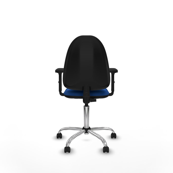 PIQUERAS Y CRESPO Silla de oficina Aýna Azul con Brazos 2D