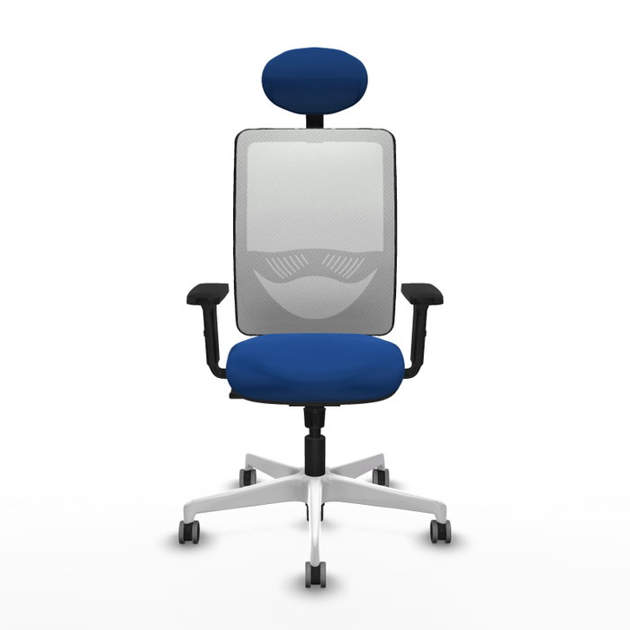 PIQUERAS Y CRESPO Silla de oficina Zulema Azul y Blanco PIQUERAS Y CRESPO Silla de oficina Zulema Azul y Blanco