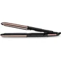 Plancha para el Pelo BaByliss Pure Metal ST481E/ Negra y Oro Rosa