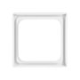 BUSCH-JAEGER 1746/10-84 Tapa para dispositivos de comunicación 50x50mm Blanco