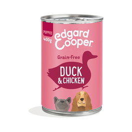 Canine Puppy Pato Y Pollo Comida Húmeda para Perro - 6 Latas x 400 gr