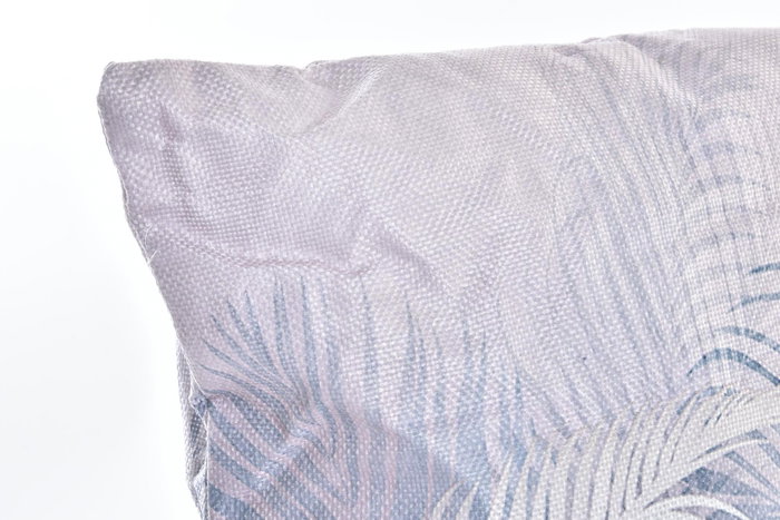 DKD Home Decor Cojin Tropical Bestone Gris Poliester 4 Unidades 45 x 10 x 45 cm