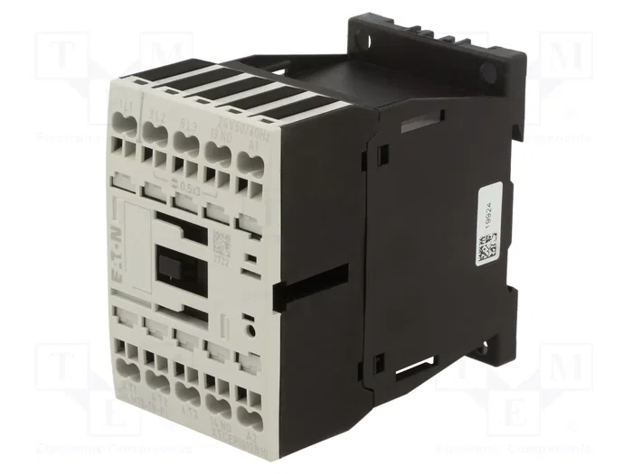 EATON ELECTRIC Contactor DILM12-10-24DC-PI 3-polar 12A 24VDC EATON ELECTRIC Contactor DILM12-10-24DC-PI 3-polar 12A 24VDC