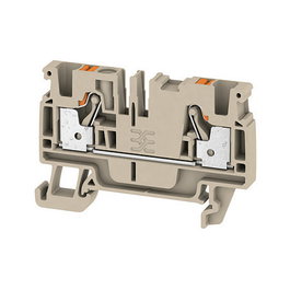 Weidmüller A2C 4 Borna de paso beige 2 conexiones 4,0mm² 32A