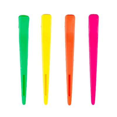 WAD PROFESSIONAL BEAUTY Set de Clips para el Cabello Amarillo, Rosa, Verde y Naranja WAD PROFESSIONAL BEAUTY Set de Clips para el Cabello Amarillo, Rosa, Verde y Naranja