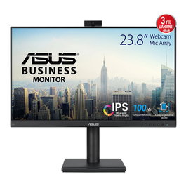 ASUS BE249QFK Monitor 60.5 cm (23.8 pulgadas) Full HD IPS 1920 x 1080 píxeles 5 ms 250 cd/m2 100 Hz Negro - Business Monitor con Cámara y Micrófono