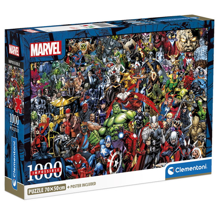 CLEMENTONI Puzzle Marvel 1000 piezas CLEMENTONI Puzzle Marvel 1000 piezas