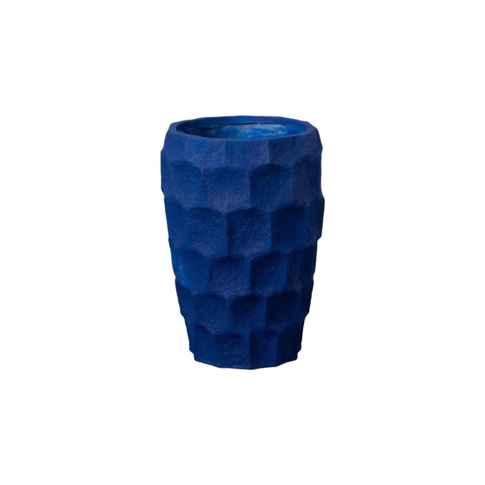 Ixia Macetero Decorativo Azul Oscuro de Resina 47 x 47 x 72,50 cm