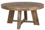 DKD Home Decor Mesa de Comedor Redonda de Teca Reciclada 160x160x78