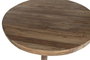 DKD Home Decor Mesa de Comedor Redonda de Teca Reciclada 160x160x78