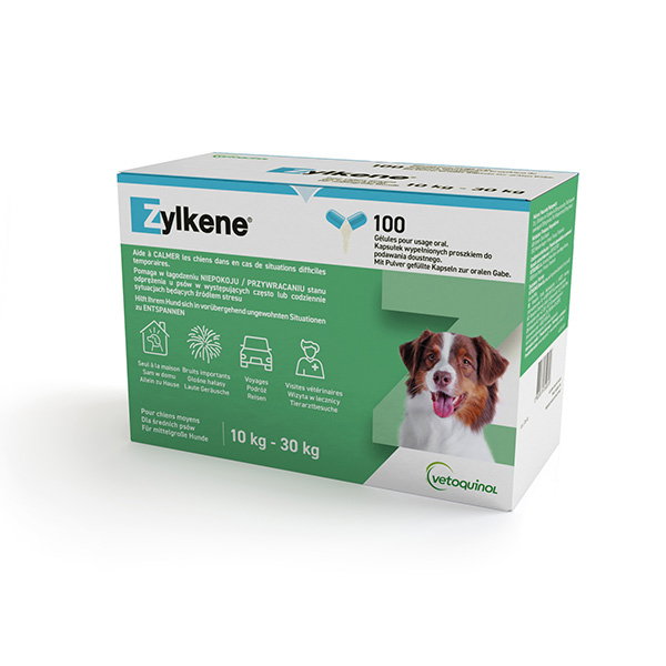 Vetoquinol Zylkene 225 mg 100 Cápsulas para Perros y Gatos Vetoquinol Zylkene 225 mg 100 Cápsulas para Perros y Gatos