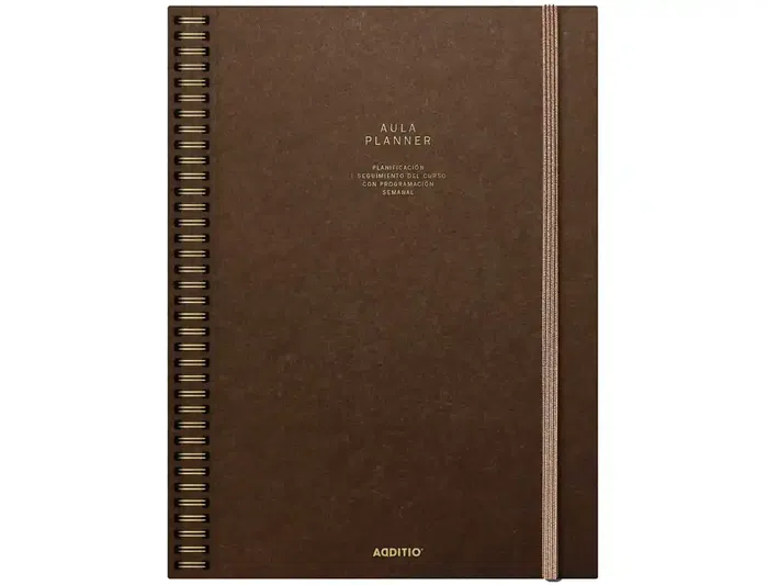 Additio Cuaderno Aula Planner DIN A4 160 Páginas Planificación Anual Mensual Evaluación Docentes