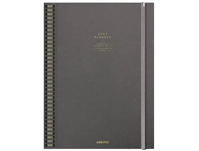 Additio Cuaderno Aula Planner DIN A4 160 Páginas Planificación Anual Mensual Evaluación Docentes