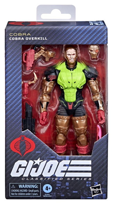 Hasbro G.I. Joe Classified Series Figura #201 Cobra Overkill 15 cm Hasbro G.I. Joe Classified Series Figura #201 Cobra Overkill 15 cm