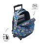 Totto Mochila Escolar Renglones MMA03ECO006-2416P-8JZ con Ruedas, Estampado, 35 Litros, 32 x 45.5 x 18 cm