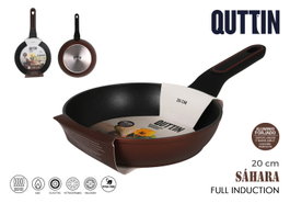 Quttin Sarten de Aluminio Forjado 20 cm con Mango Soft Full (6 Unidades)