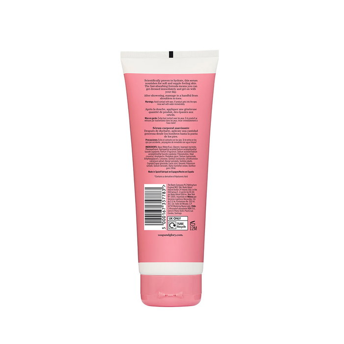 Soap & Glory Serum Corporal Hydrate Expectations, Hidratación Intensa 72 Horas con Ácido Hialurónico, Original Pink, 250 ml Soap & Glory Serum Corporal Hydrate Expectations, Hidratación Intensa 72 Horas con Ácido Hialurónico, Original Pink, 250 ml