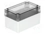 FIBOX MNX PC100/75HT Carcasa Universal de Policarbonato Gris