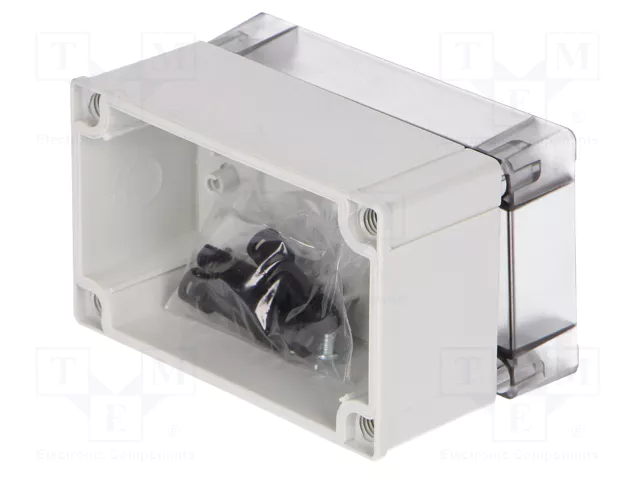 FIBOX MNX PC100/75HT Carcasa Universal de Policarbonato Gris