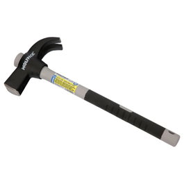 WOLFPACK LINEA PROFESIONAL Martillo de Uña Mango Fibra Vidrio 600g