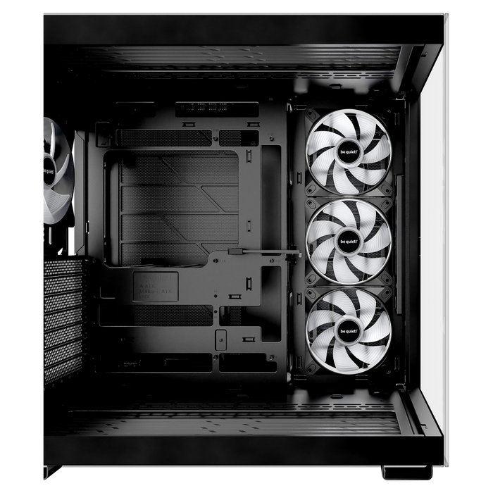 Be Quiet! Light Base 600 DX Caja PC Gaming Midi Tower Negro - Ventana Lateral, Iluminación RGB frontal, Soporte para ATX, 7 Ranuras, 40 cm VGA, 3x 120/140 mm Ventiladores