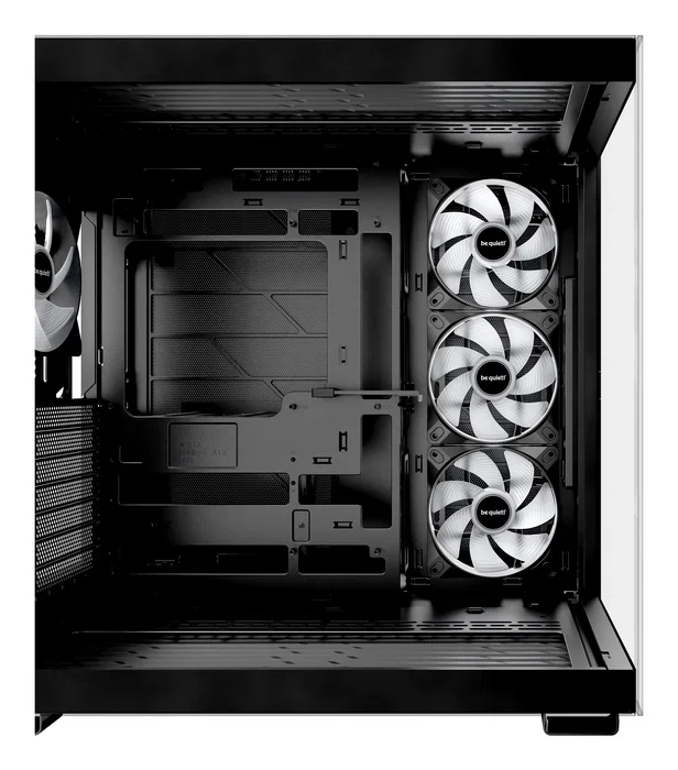 Be quiet! Light Base 600 DX Torre PC Gaming Negro ATX con Ventana Lateral, Iluminación RGB Frontal, Filtros Anti-Polvo, Soporte para 3 Ventiladores y USB Tipo-C