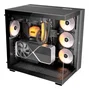 Be quiet! Light Base 600 DX Torre PC Gaming Negro ATX con Ventana Lateral, Iluminación RGB Frontal, Filtros Anti-Polvo, Soporte para 3 Ventiladores y USB Tipo-C