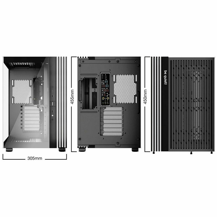 be quiet! LIGHT BASE 600 DX Black Midi Tower be quiet! LIGHT BASE 600 DX Black Midi Tower