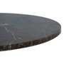 Mesita Negro Metal-Mármol 50 X 50 X 58 cm