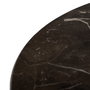 Mesita Negro Metal-Mármol 50 X 50 X 58 cm