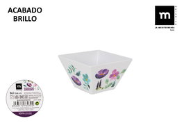 La Mediterranea Bol Melamina Sakura 10 x 6 cm Brillo Md (24 Unidades)