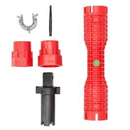 WOLFPACK LINEA PROFESIONAL Llave Para Grifos Multifuncion con Adaptador