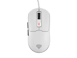 Genesis Ratón Gaming Krypton 660 Blanco, Ratón Óptico para Juegos con Sensor Pixart PAW3327 y Retroiluminación RGB, 12000 DPI