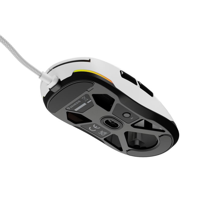 Genesis Krypton 660 Ratón Gaming Blanco