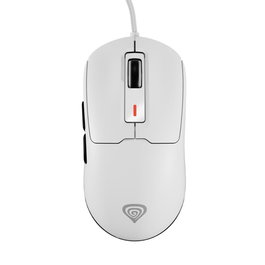Genesis Ratón Gaming Krypton 660 Blanco, Ratón Óptico para Juegos con Sensor Pixart PAW3327 y Retroiluminación RGB, 12000 DPI
