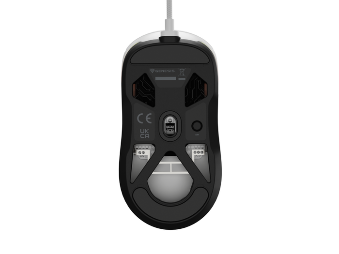 GENESIS Krypton 660 Ratón Gaming Ambidextro USB Tipo A Óptico 12000 DPI Blanco GENESIS Krypton 660 Ratón Gaming Ambidextro USB Tipo A Óptico 12000 DPI Blanco