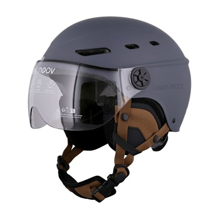 TNB URBAN MOOV Casco protector con visera y orejeras desmontables - Azul marino - Talla L TNB URBAN MOOV Casco protector con visera y orejeras desmontables - Azul marino - Talla L