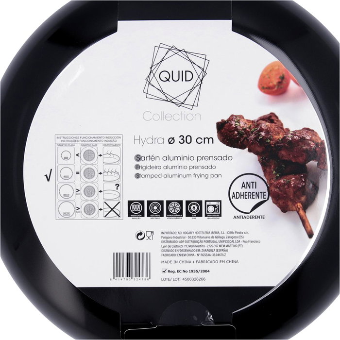 Quid Sartén de Aluminio Estampado Hydra 30 cm