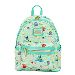 Loungefly Mochila Water Tipe Pokemon 26.5cm Largo x 24cm Ancho x 17cm Alto