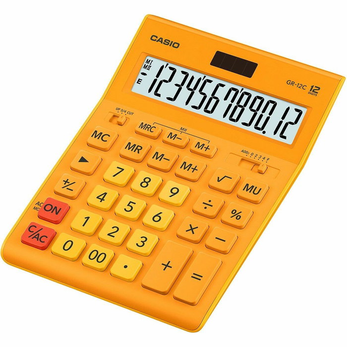 Casio Calculadora de Oficina Sobremesa 12 Dígitos Naranja Casio Calculadora de Oficina Sobremesa 12 Dígitos Naranja