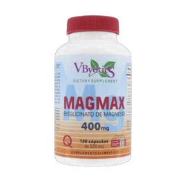Vbyotics MAGMAX Bisglicinato de Magnesio 400mg 120 cápsulas