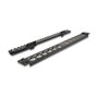 DeLOCK Panel de Conexión Keystone 19 Pulgadas, 24 Puertos, En Ángulo con Entrada de Tensión, Montaje Rack 1U, Color Negro, Metal y Plástico - 125.5 x 482.6 x 44.2 mm